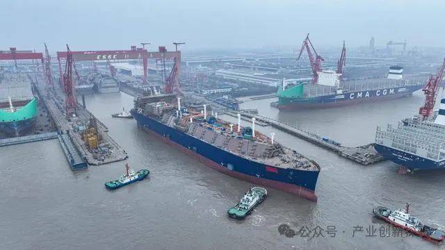 以手持订单量计,上海三大船企——沪东中华造船厂,江南造船厂,外高桥