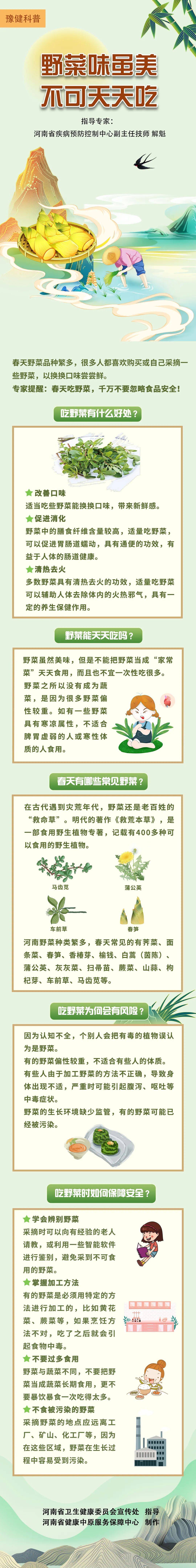 豫健科普:野菜味虽美,不可天天吃