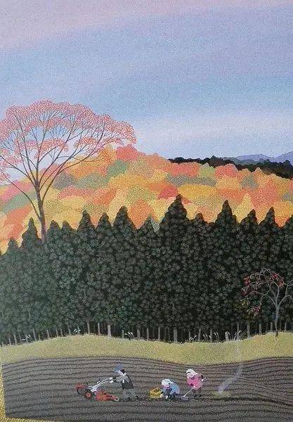 数不尽的田野风情与乡愁思绪_原田泰_日本_艺术