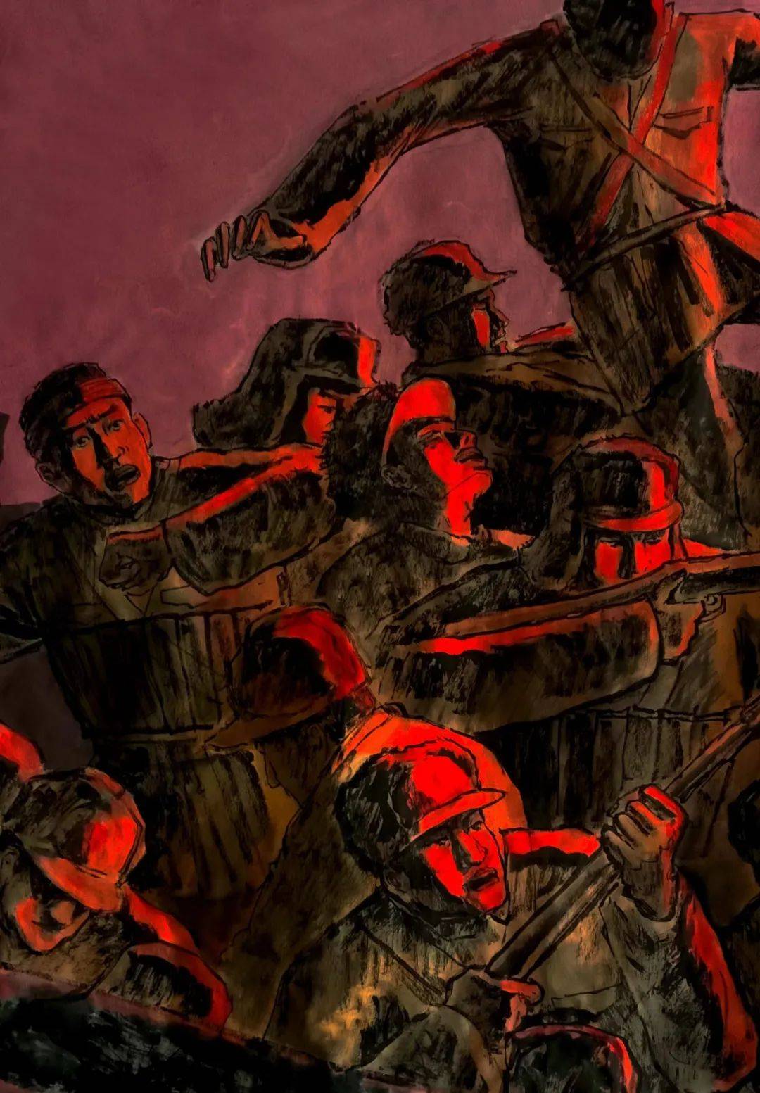 打造宋庄第一画,范笑歌书画史诗《平津战役》在宋庄开始创作