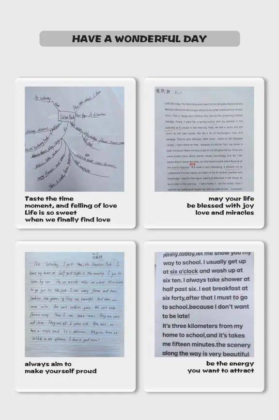 有的同学充分利用思维导图规划vlog拍摄要点,有的同学提前撰写拍摄