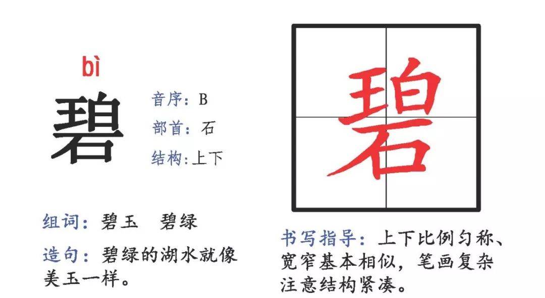 语文二年级下册生字拼音偏旁结构组词造句为孩子收藏