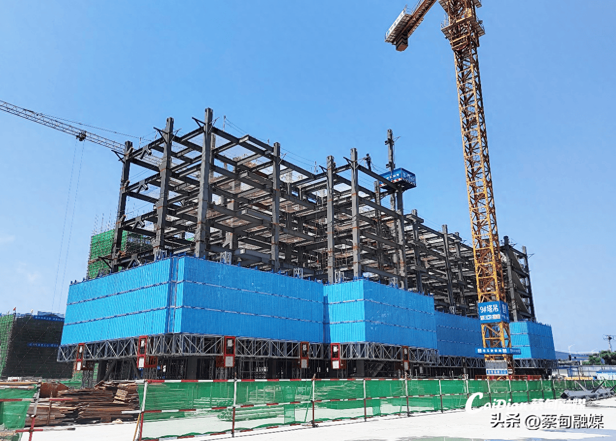 施工效能提升30% 轻型造楼机助力武汉蔡甸智能绿色施工