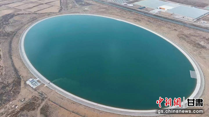 中新武威观古浪黄花滩调蓄水池吸引大批水鸟栖息