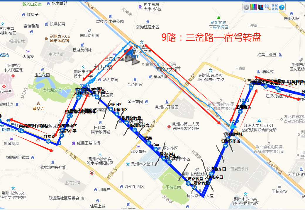 北京公交4路线路图图片