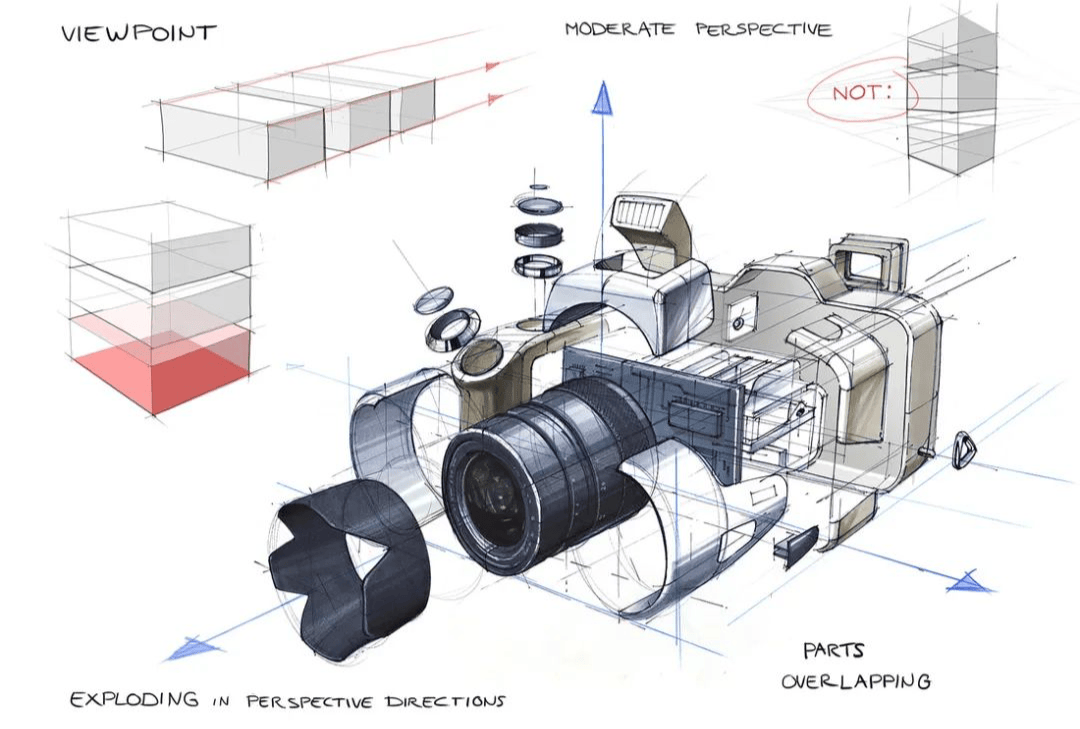 100例——产品设计爆照图_爆炸_部件_视图
