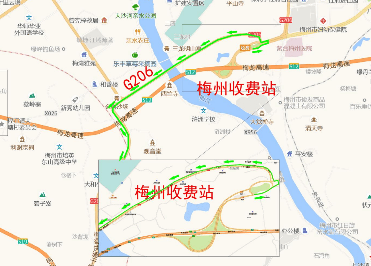 重要提醒19日至20日s19梅汕高速多个车道临时封闭