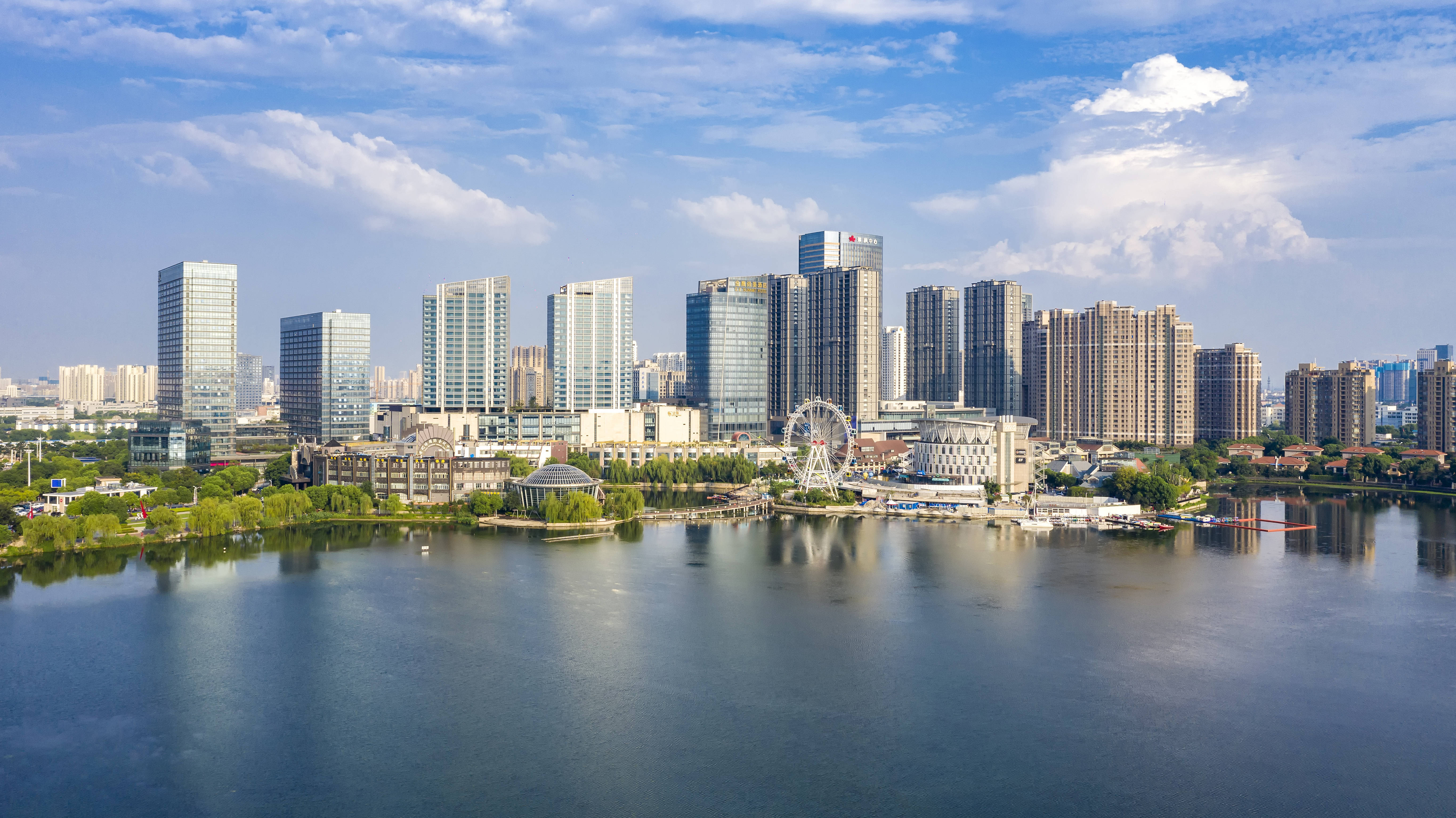 南京市江宁区俯瞰.