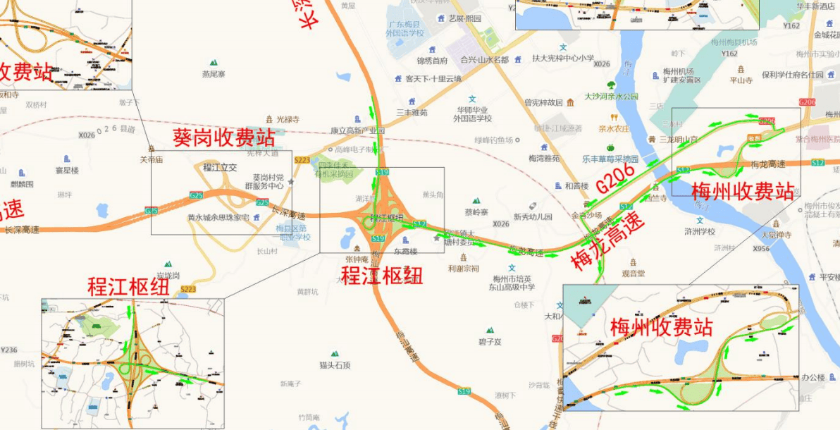 重要提醒19日至20日s19梅汕高速多个车道临时封闭