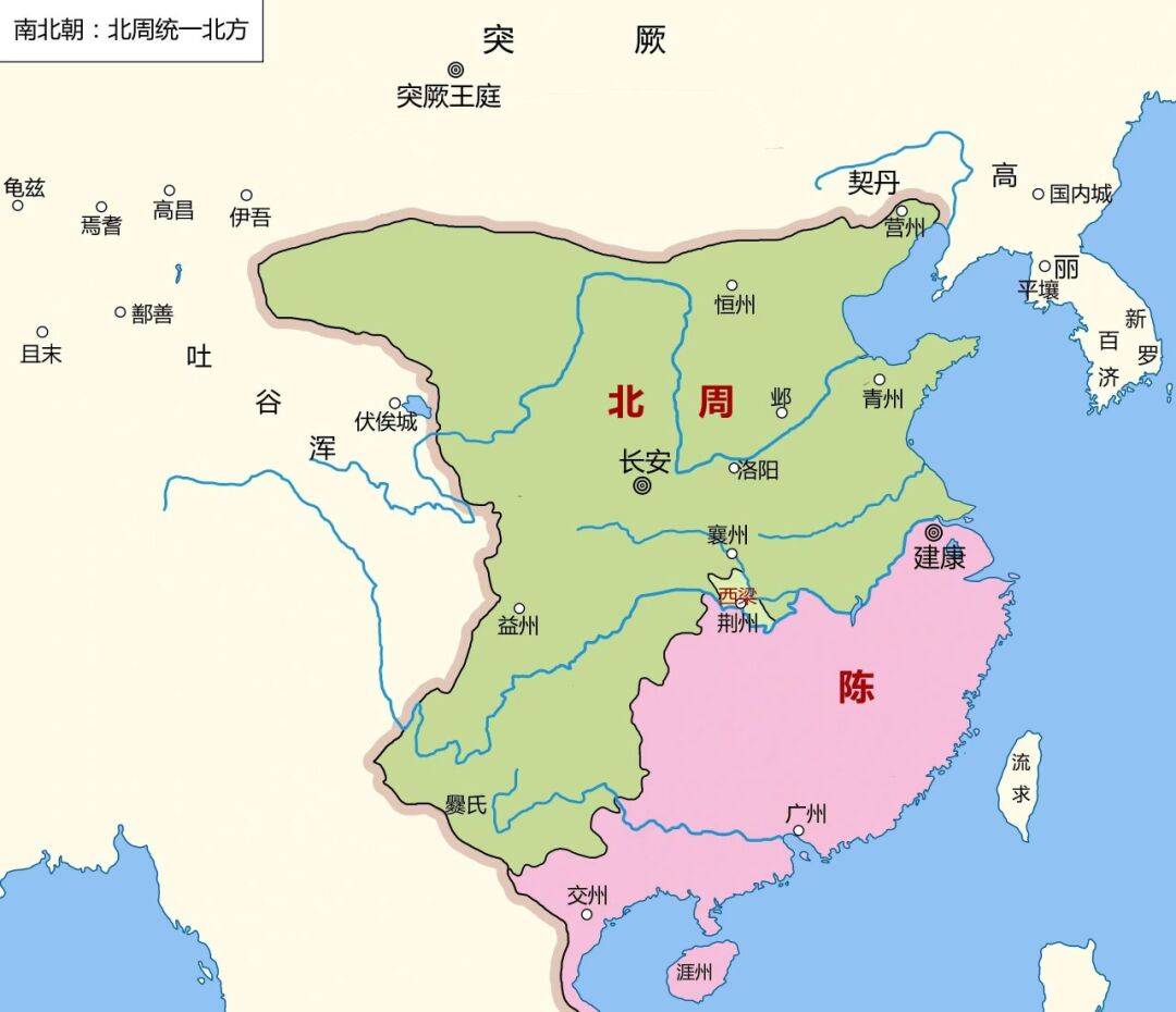 南北朝时期南朝与北朝都有哪几个王朝？