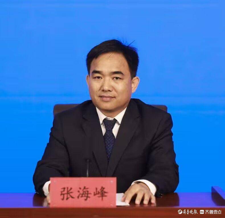 召开政策例行吹风会,茌平区供销合作社党委书记,理事会主任张海峰介绍