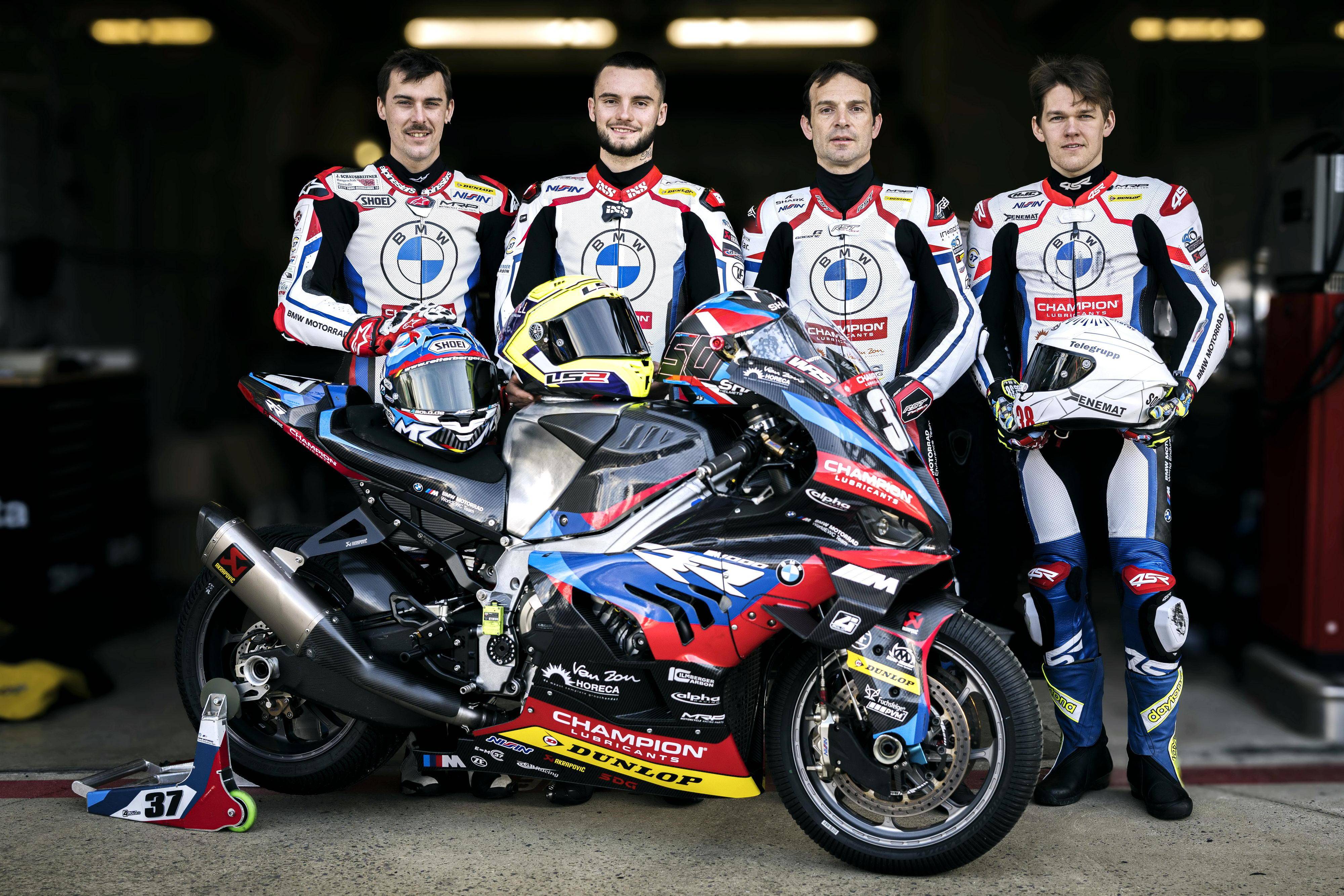 除了 ewc 级别之外,宝马阵营还有参加 superstock 级别的 tecmas mrp