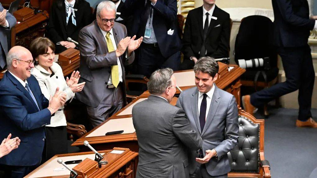 法国总统这番话让魁省官员热烈鼓掌