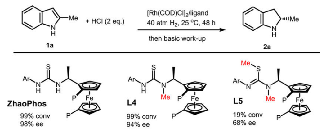 2003 年,takemoto小组提出了双活化概念,并设计合成了芳基环己二胺