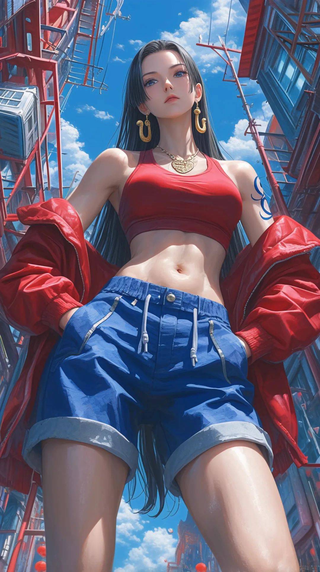 海贼王壁纸|性感运动风女帝