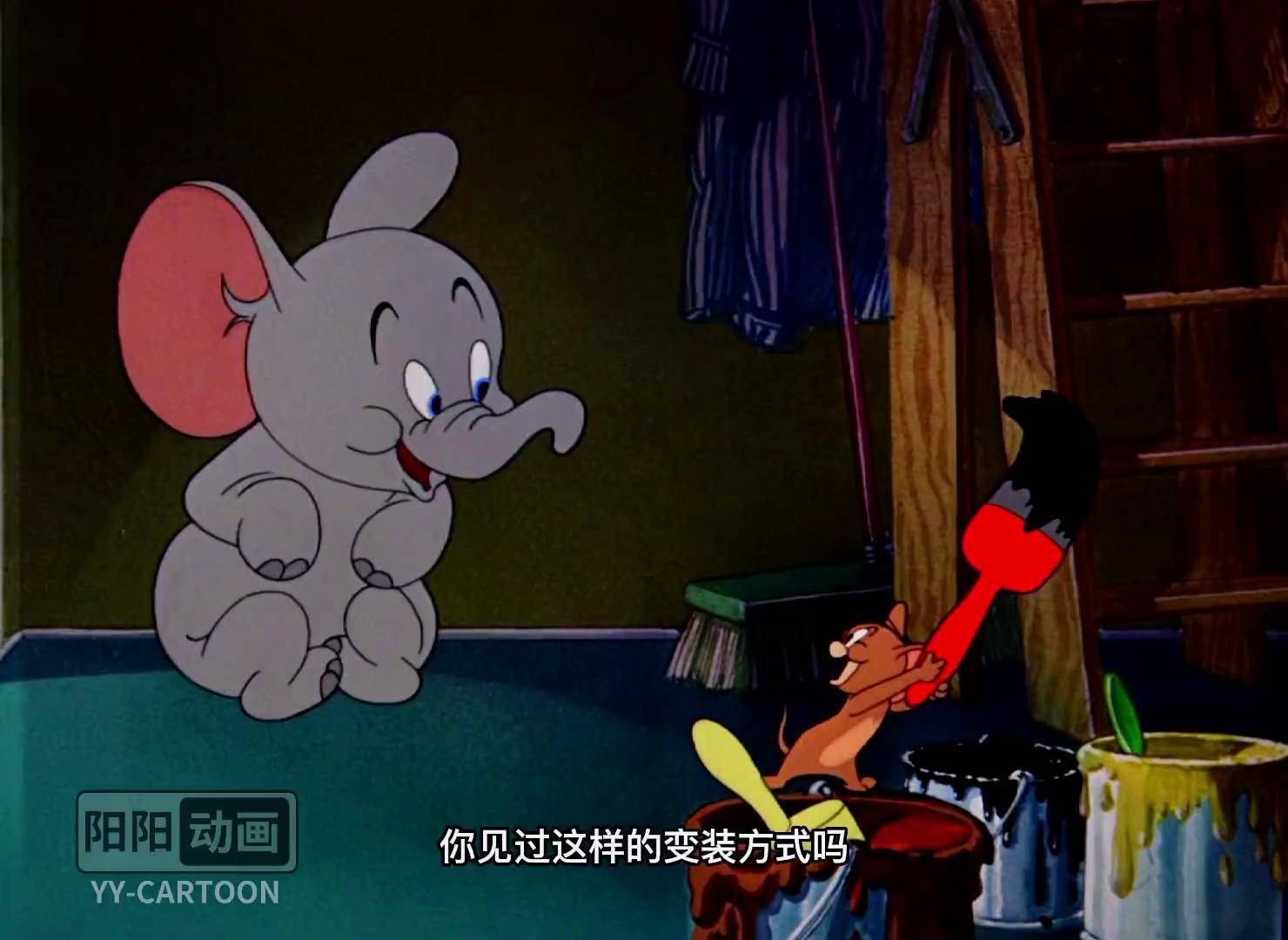 直接把汤姆吓傻了怀旧动画 动画解说 动画 猫和老鼠