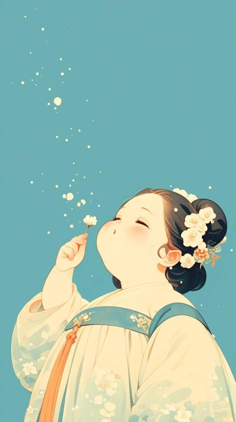 微胖女孩美美的头像