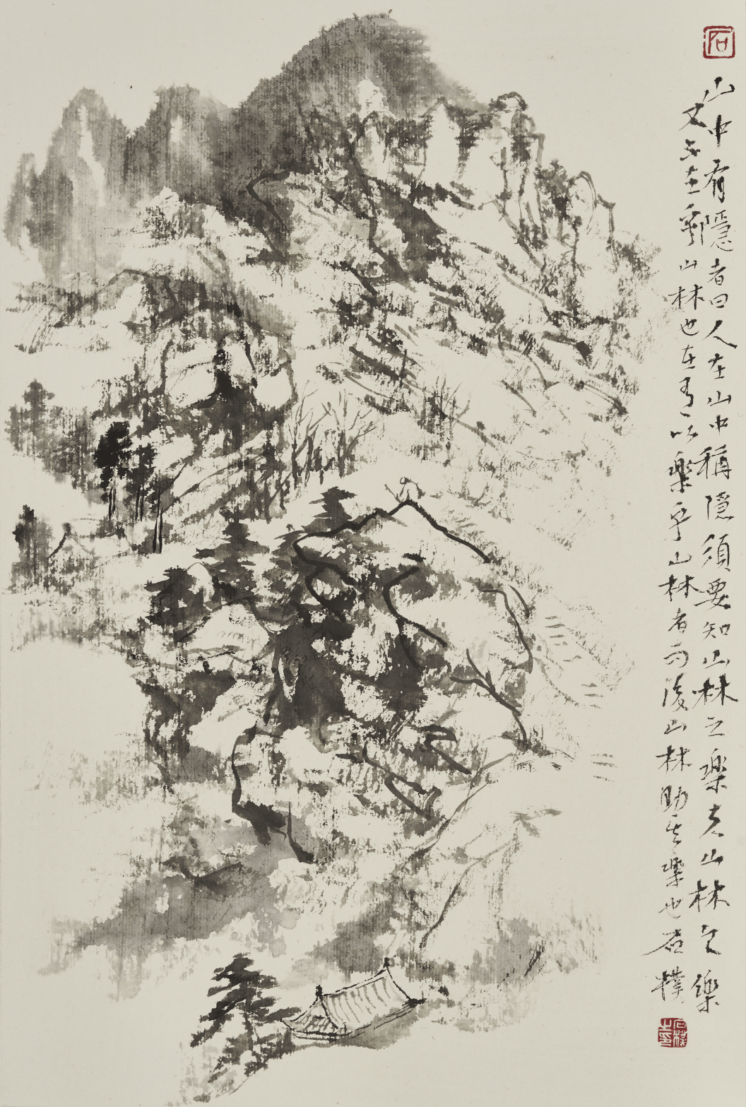 石朴山水画欣赏!