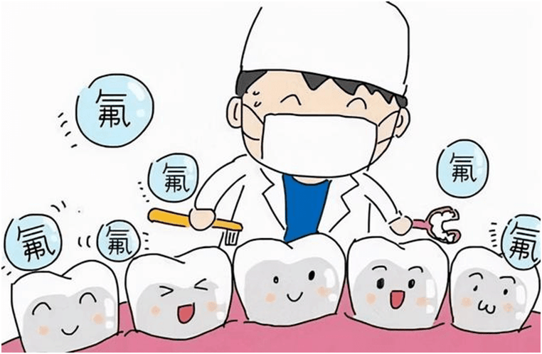 温馨提示:氟化泡沫是预防龋齿的方法,但不能代替刷牙,让我们一起行动