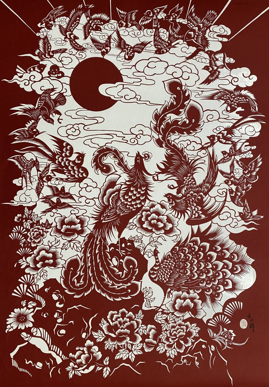 《百鸟朝凤》(文/图由高少萍本人提供)