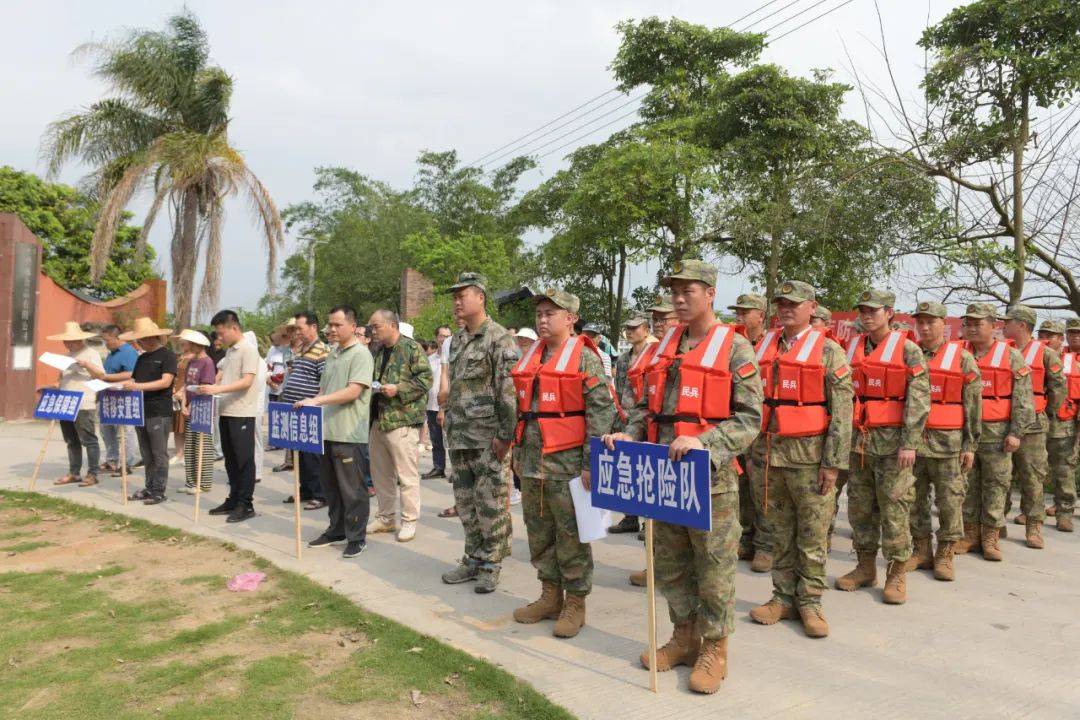 玉州区强化防洪抢险演练备战汛期_应急_水库_群众