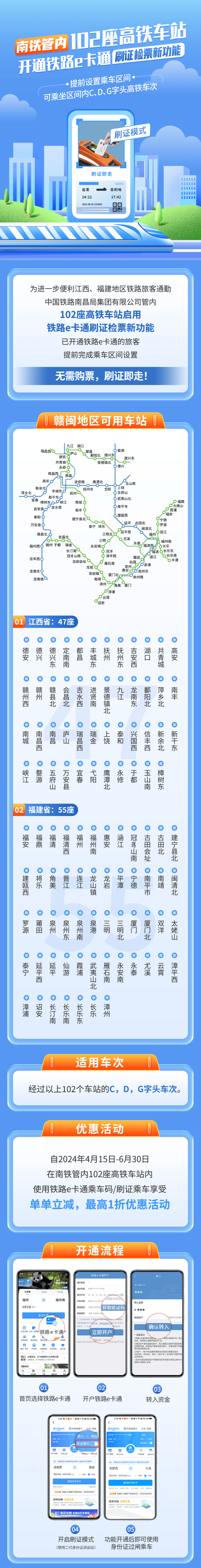 最高1折乘高铁吉安这些车站可用