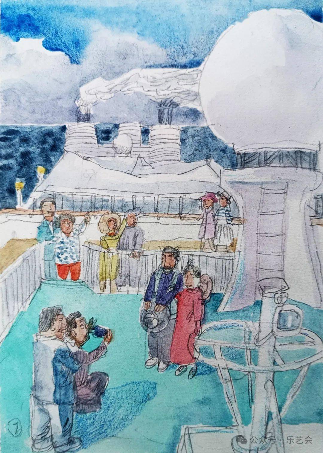 二位还一一介绍了四周各种生疏"怪异"的设施,这是雷达,网络接收器