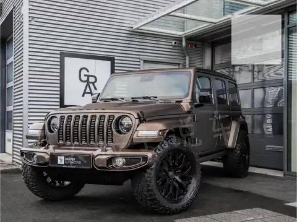 硬汉风浓郁!jeep牧马人"改装版"曝光,"古铜色"漆面 四驱 8at