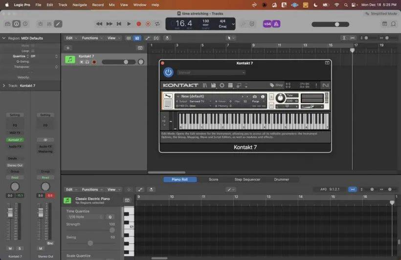 什么是音乐制作中的时间拉伸?_采样_kontakt_loop