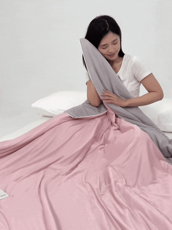 有了这床被子夏天空调都省了,触肤降温,舒睡一整晚!