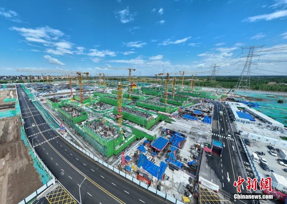 雄安新区大河片区安置房标段三项目进入主体施工阶段_工程_建设_配套