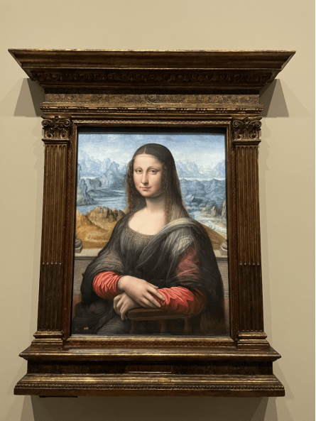 The Mona Lisa from the Museo Nacional del Prado of Spain appears in the ...
