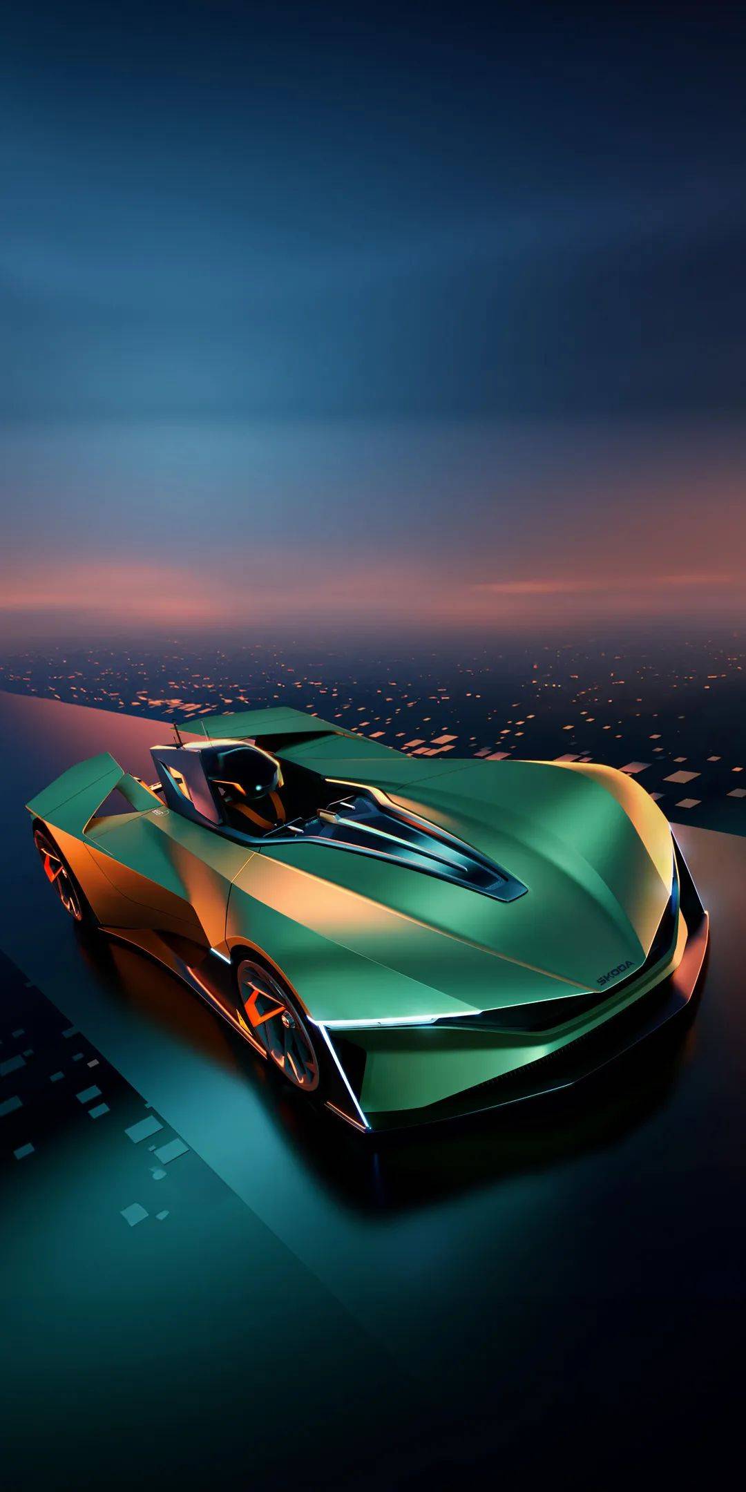 斯柯达在p5《gt7》游戏发布纯电概念车!