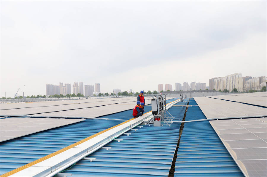 安徽涡阳:屋顶光伏电站 助企降本增效