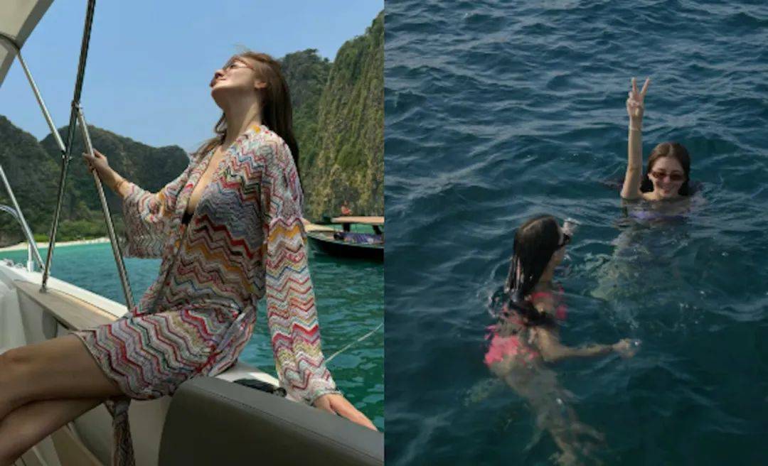 吴千语大晒泳装,老公施伯雄直呼"wow"!连诗雅庆一周年再晒孕照