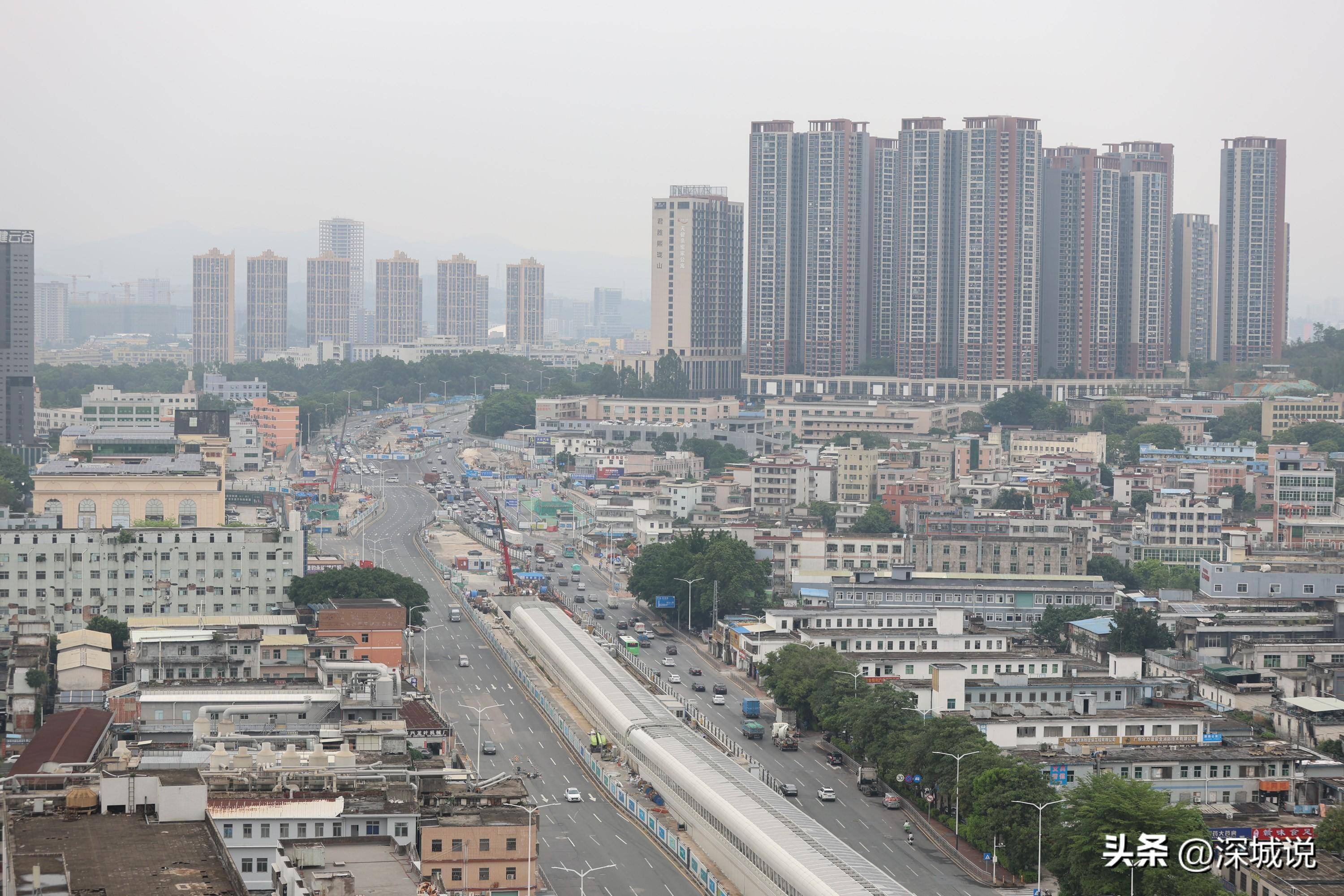 发展中的深圳东部龙岗区,从地铁3号线延伸的方向说起