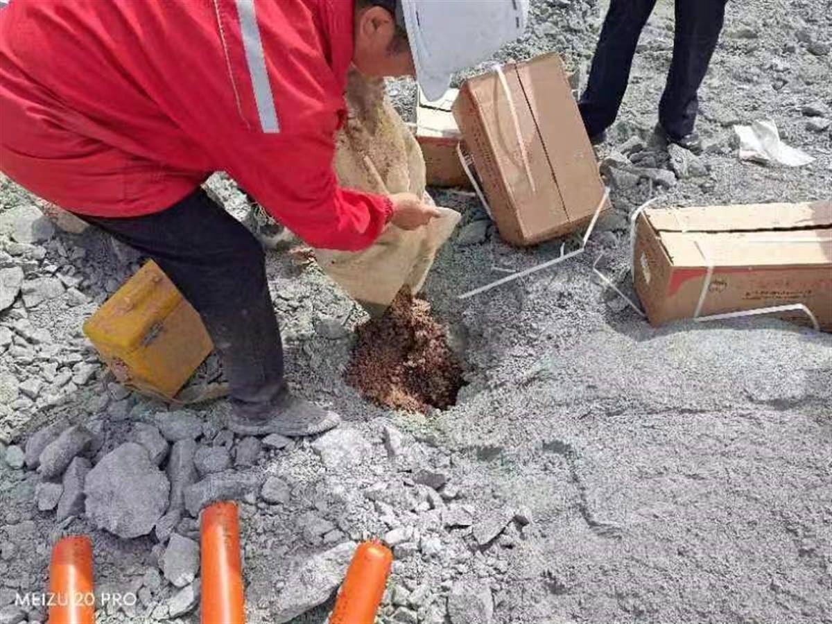湖北谷城:废旧爆炸物品被集中销毁_宣传_组织_雷管