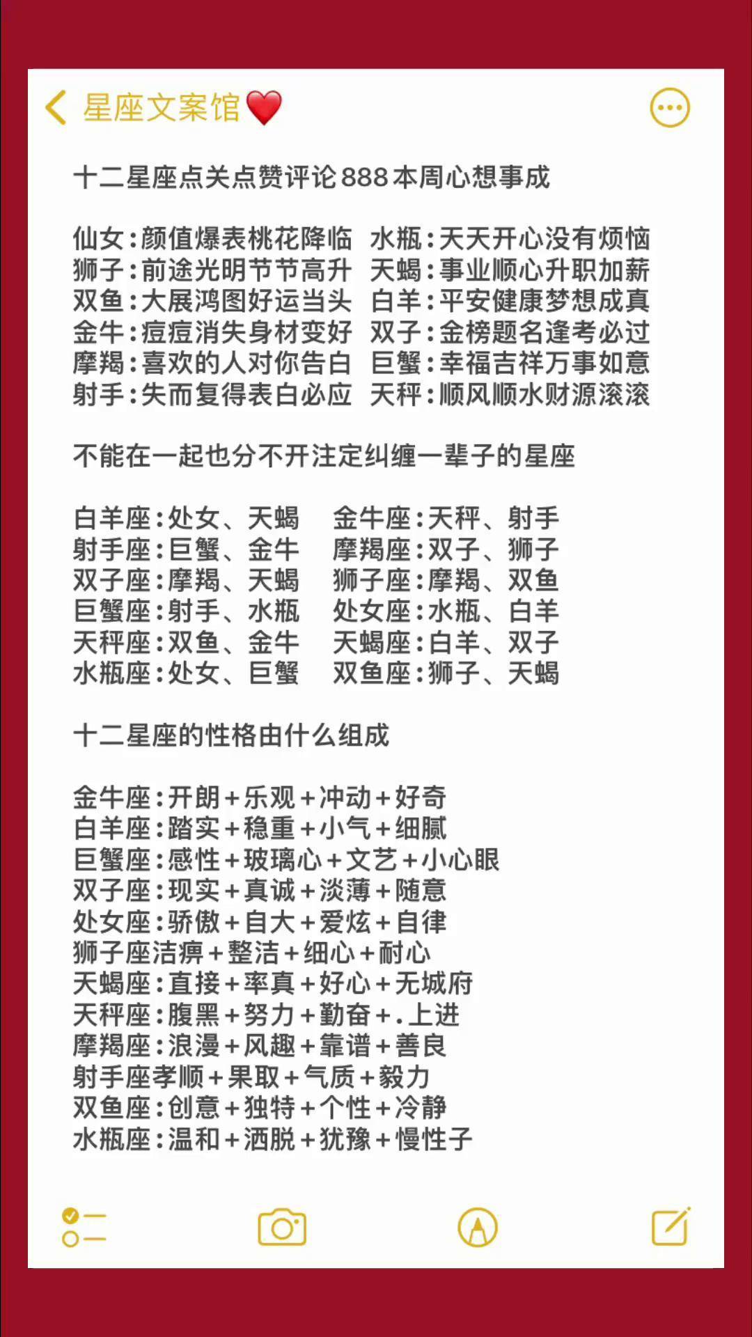 十二星座的性格由什么组成 耐心看完噢星座 十二星座