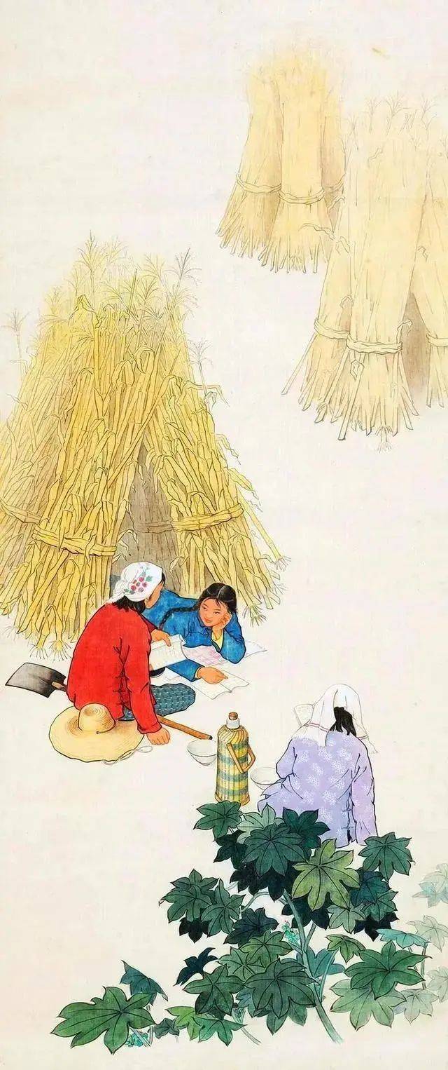 看国画里的劳动人民,真美!_上海_中国_作品