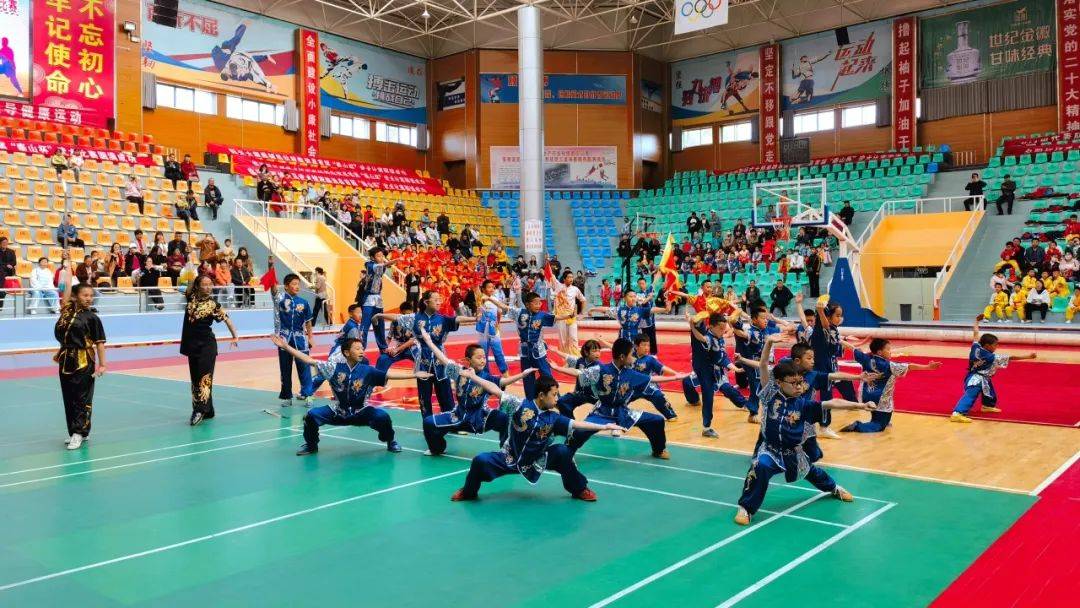 2024年临洮县全民健身社区运动会首届"泰山杯"武术比赛开幕