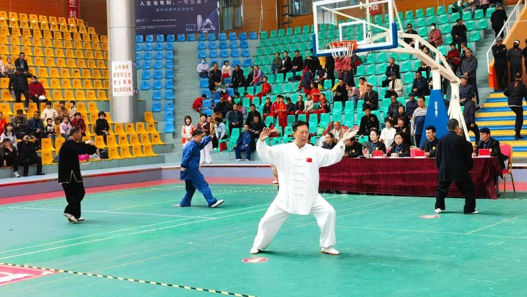2024年临洮县全民健身社区运动会首届"泰山杯"武术比赛开幕
