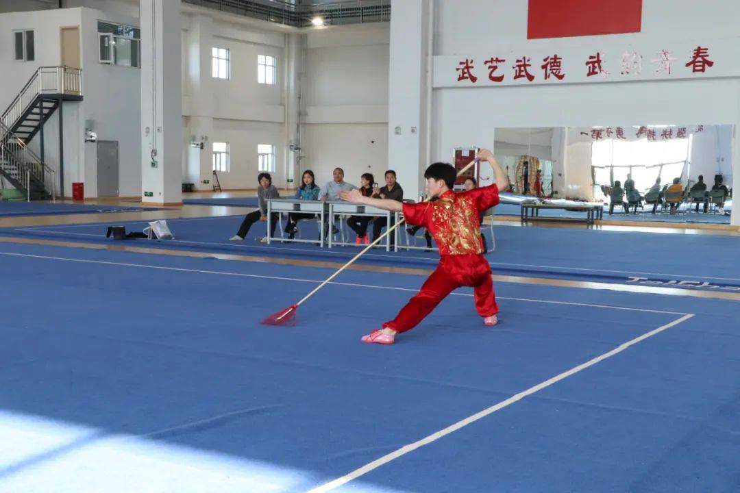 武术系举行中国大学生武术锦标赛测验赛