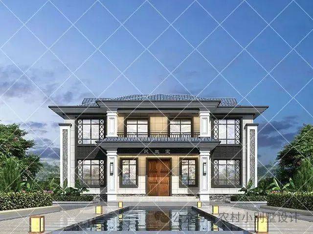 18套年度爆款二层新中式双拼别墅,超美腻的二层新中式风格兄弟双拼