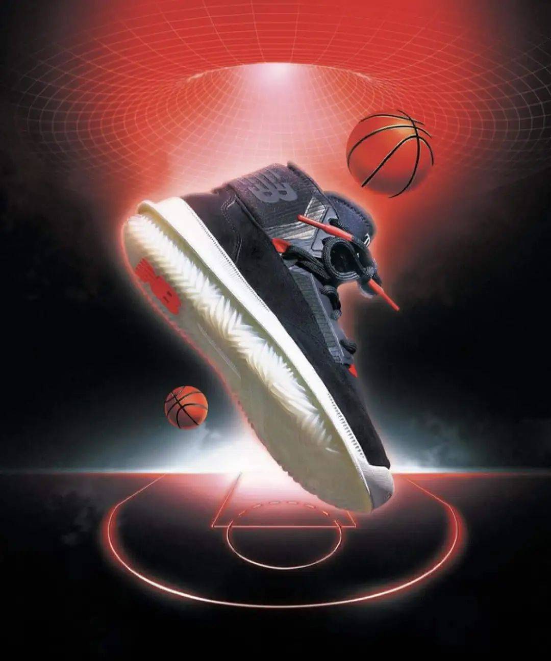 在此之前new balance还推出一双由拉文代言的fresh foam bb.