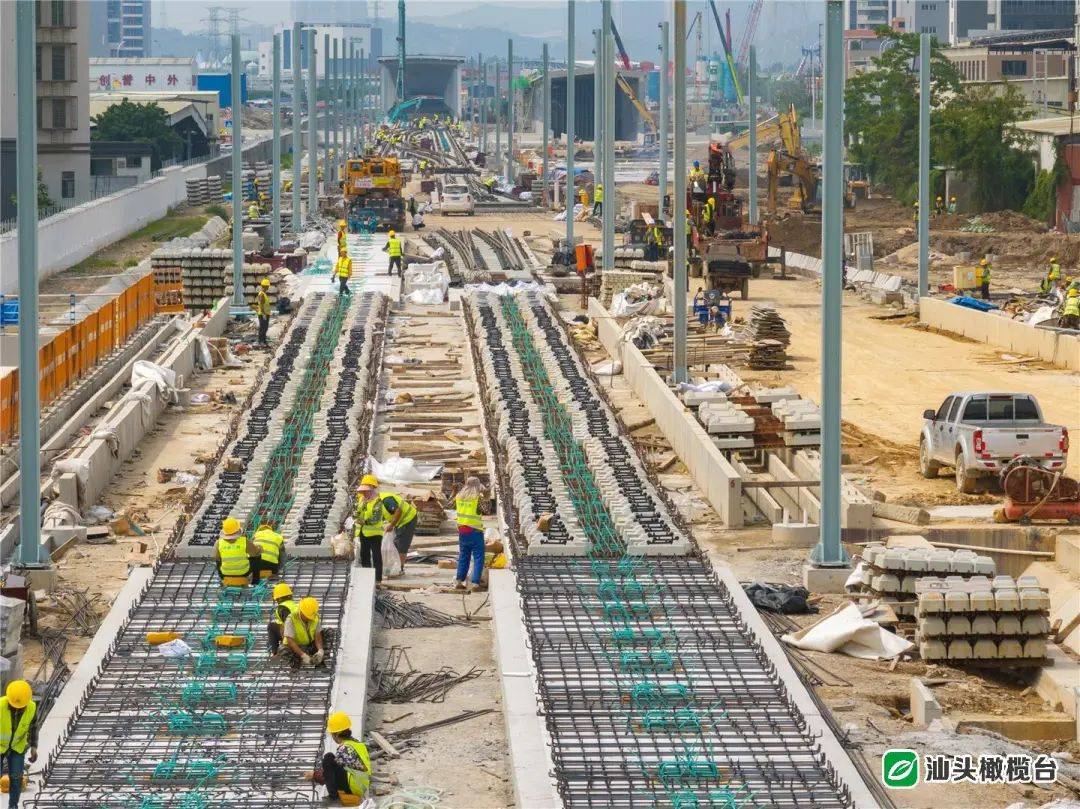 加速轨道工程施工!汕汕铁路汕头站及站区工程进入冲刺阶段