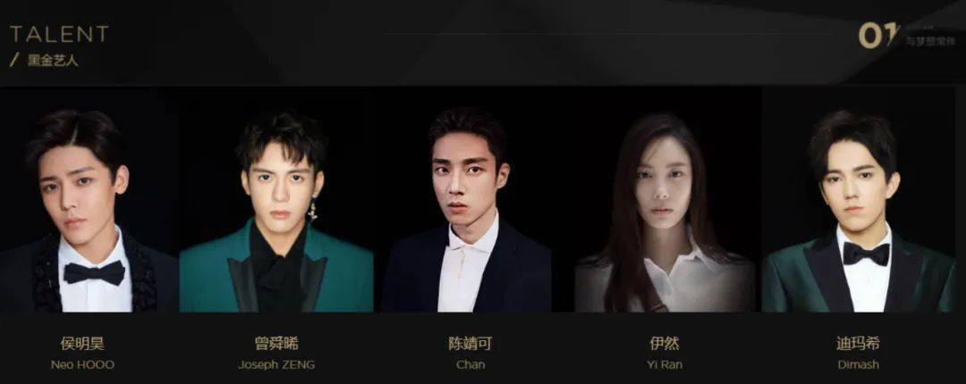 法人;2021年,聂心远离开了黑金文化,并且带走了旗下艺人曾舜晞(右二)