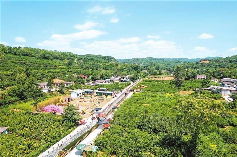 徽县泥阳镇乔王村农旅融合掠影