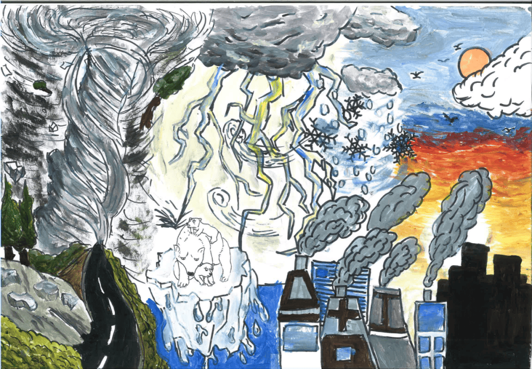 "知天气"杯"宝贝画天气"作品展播④