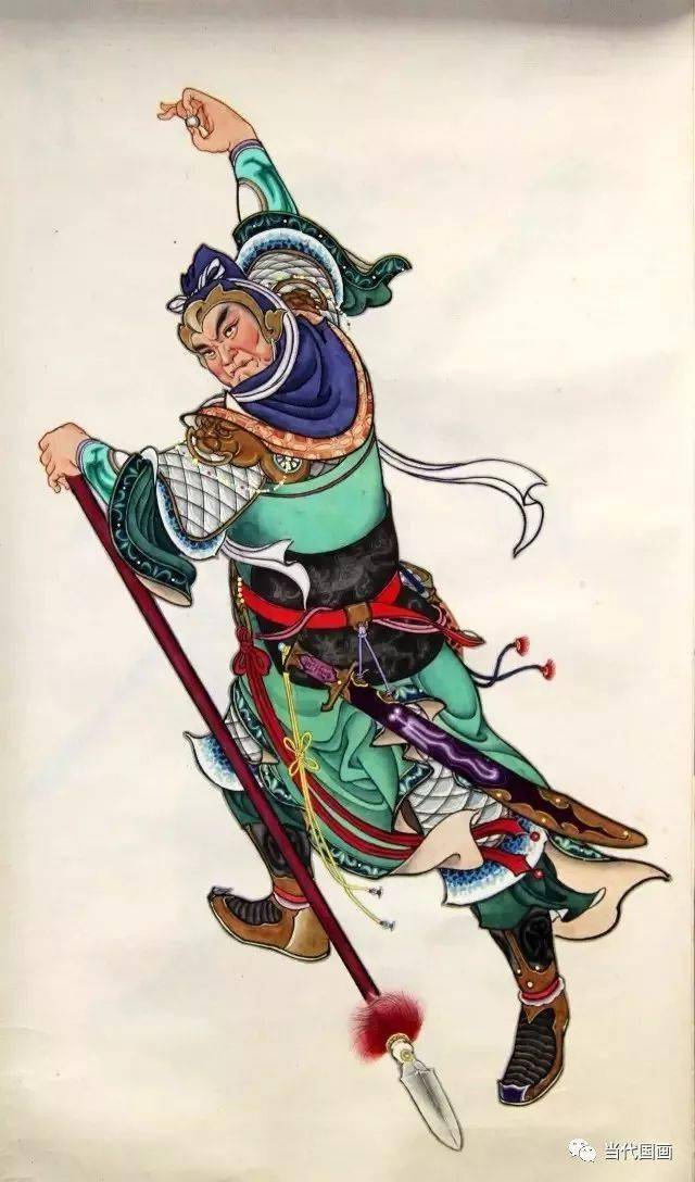 传统工笔刀马人物,看着太过瘾了!