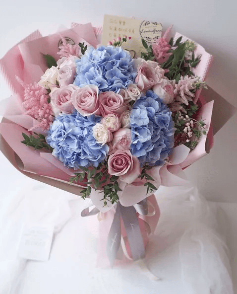 ins超美绣球花束!惊艳!